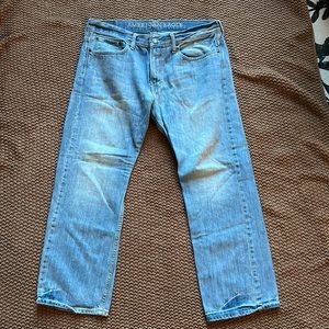 Light Blue American Eagle Relaxed Fit Jeans